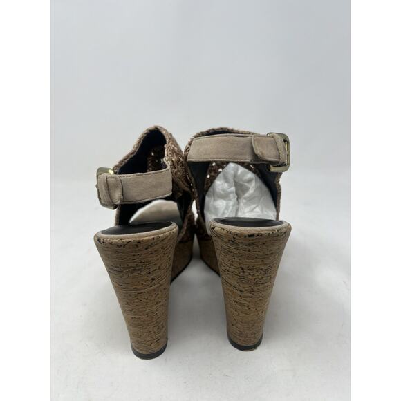 2000s Elizabeth & James size 8.5B Indie Sleaze Olsen Twins Crochet Wedge - Picture 5 of 11